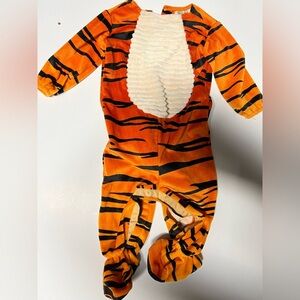 SPIRIT Halloween Costume Little Tiger Tot Jumpsuit Infant 0-6M Orange/Black